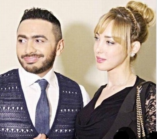 بسمة بوسيل ترافق زوجها تامر خلال حفلته في المغرب