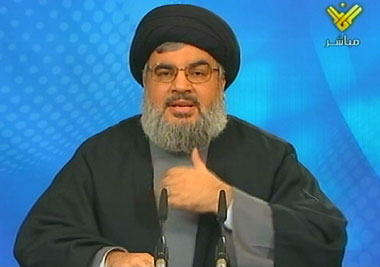 نصرالله يدعو الى "حكومة شراكة وطنية" في لبنان في حال فوز مرشح المعارضة