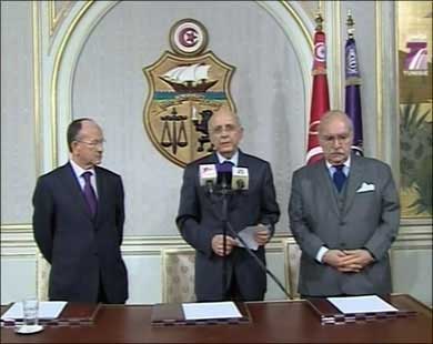 تونس : الاعلان الخميس عن التركيبة الجديدة للحكومة الموقتة 