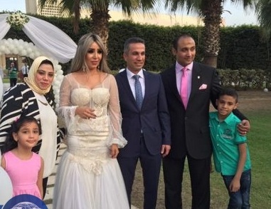 بالصور..زواج المتحدث العسكري المصري السابق على إعلامية سابقة في mbc