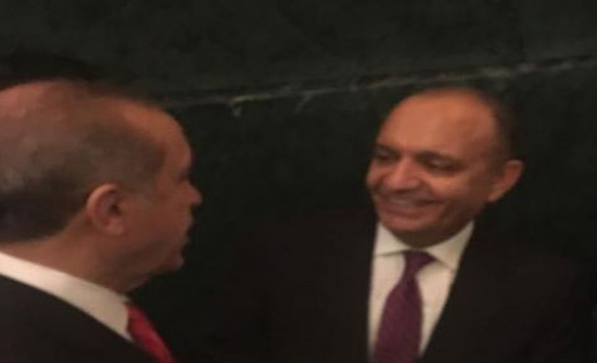 الرئيس التركي أردوغان يلتقي بالسفير الاردني ماجد الضايلة