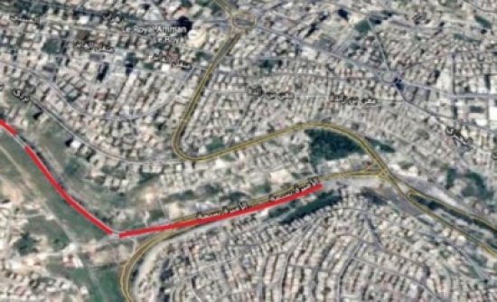 مشاكل بمكونات شارع الأميرة بسمة بـ " الباص السريع "