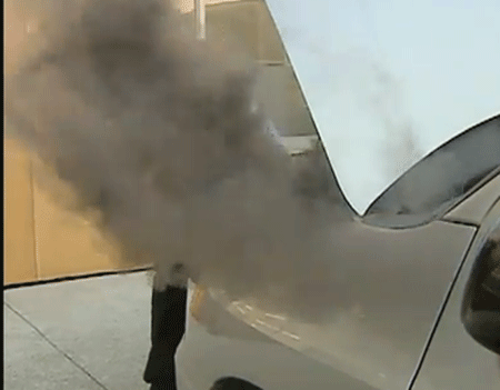 احتراق السيارة