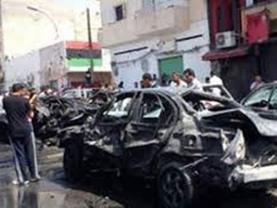 ثلاثة قتلى في هجوم انتحاري في بنغازي
