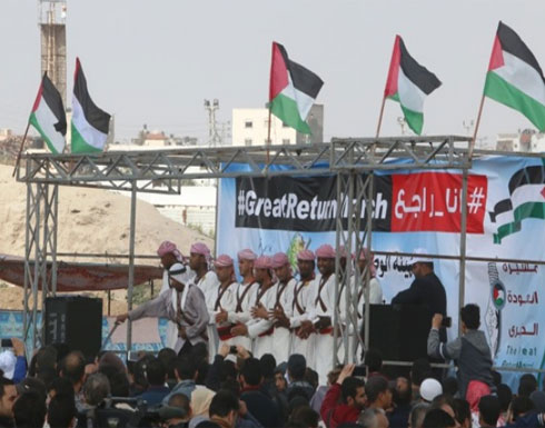 في اليوم الثاني.. مسيرة العودة بغزة تتحدى وتتواصل (صور) في اليوم الثاني.. مسيرة العودة بغزة تتحدى وتتواصل (صور)