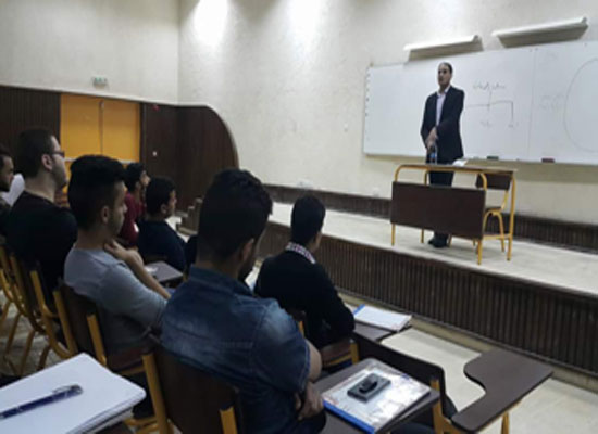 محاضرة بعنوان "مكافحة التطرف والفكر الارهابي" في جامعة الحسين