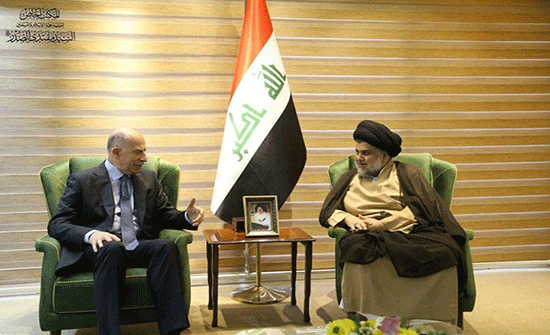 الصدر والنجيفي يتباحثان في تشكيل حكومة "وطنية أبوية"