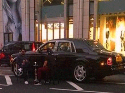 بالصورة : شيشة في شوارع لندن بالصورة : شيشة في شوارع لندن