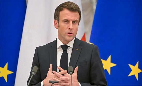 ماكرون : النقاش مع بوتين صعب وعلينا فعل كل شي لتفادي التصعيد ماكرون : النقاش مع بوتين صعب وعلينا فعل كل شي لتفادي التصعيد