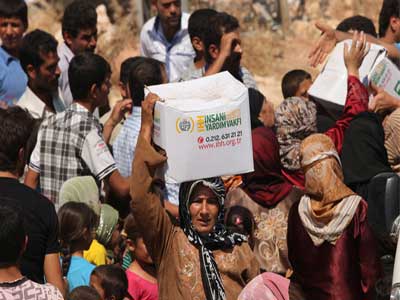 اطلاق مشروع اغاثة اللاجئين السوريين في الرصيفة