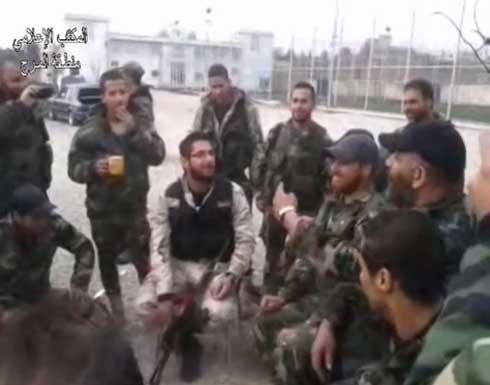 بالفيديو : جنود الأسد ينشدون : أنا بغني وأنت تغني بدنا نذبح الشعب السني