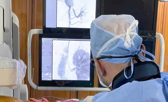 عملية ترميم نوعية للشريان الأبهر في مستشفى الجامعة الأردنية عملية ترميم نوعية للشريان الأبهر في مستشفى الجامعة الأردنية