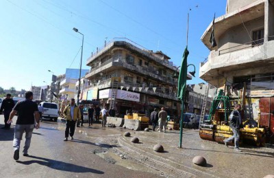 تفجير انتحاري يقتل ثلاثة أشخاص ويصيب 27 في وسط بغداد