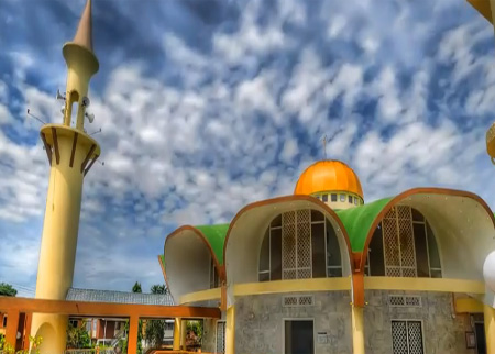 مساجد بتقنية مرور الزمن