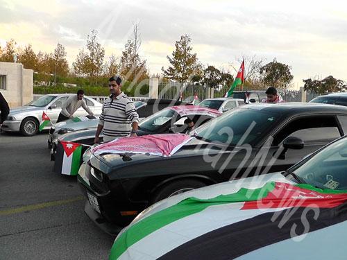 مسيرة بالسيارات للموالاة من دابوق الى عبدون  ( صور وفيديو )