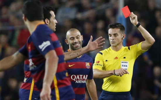برشلونة يستأنف ضد قرار طرد ماسكيرانو برشلونة يستأنف ضد قرار طرد ماسكيرانو