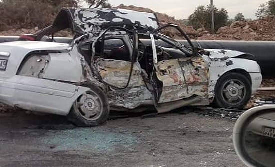 صور .. إربد : وفاة شاب وزوجته وطفليه بحادث سير صور .. إربد : وفاة شاب وزوجته وطفليه بحادث سير