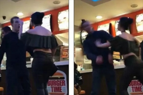 فيديو: فتاة تصفع رجل لسخريته من ملابسها