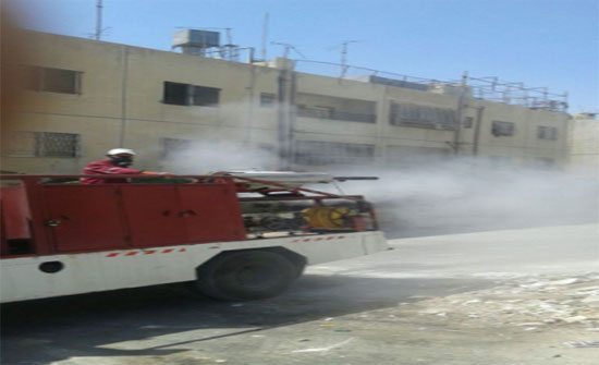 حملة رش شاملة بدير علا الجديدة