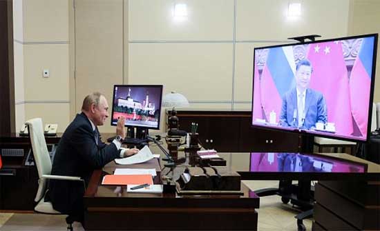 بوتين خلال القمة مع شي: التنسيق الروسي الصيني أصبح عاملاً هاماً للاستقرار الدولي