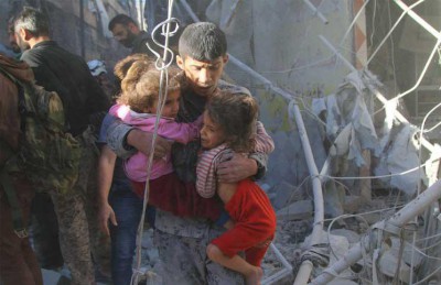 مقتل 13 مدنيًا جراء قصفٍ روسي استهدف حلب مقتل 13 مدنيًا جراء قصفٍ روسي استهدف حلب