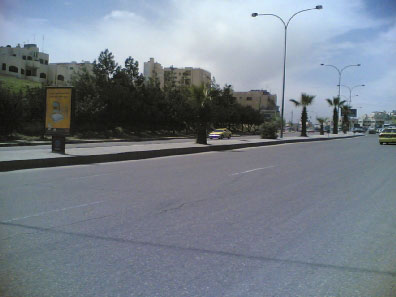 حادث سير مروع على طريق الجامعة الاردنية 