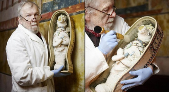 اكتشاف دمية لعب بها توت عنخ آمون قبل 3 آلاف سنة !