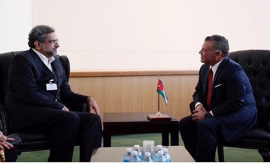 الملك يلتقي رئيسي وزراء الباكستان وإيطاليا