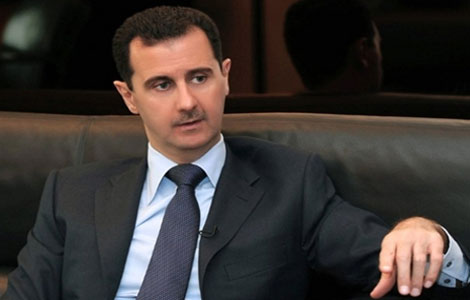 الاسد ينفي امكانية تكرار احداث مصر وتونس في سوريا