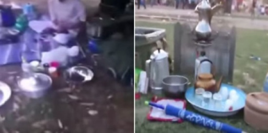 شاهد.. خليجيون يطبخون طعامهم وآخرون يشربون الشيشة أسفل برج إيفل