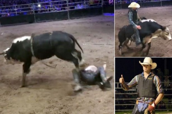 بالفيديو: مشهد صادم لـ ثور عملاق يمزق كبد متسابق أمام المتفرجين