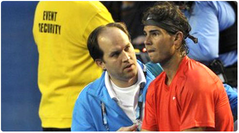 الإصابة تبعد نادال 10 أيام عن الملاعب