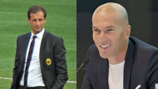 فيديو.. زيدان يعرقل اليغري ويتلقى الطرد بالكرت الأحمر!