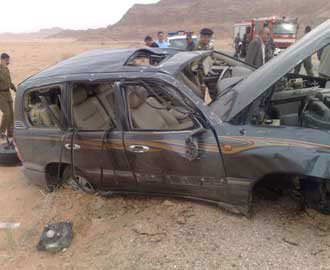 وفاة (3) أشخاص اثر حادث تصادم في معان و وفاة اثر اختناق بعمان
