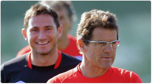 كابيلو يعلن تشكيلة إنكلترا لمباراة الدنمارك