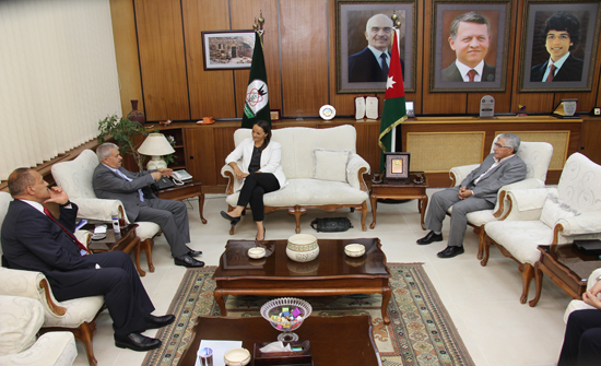 مديرة المعهد الألماني البروتستانتي في عمان تزور اليرموك