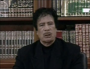 القذافي يحاور حقوقيين ونشطاء ليبيين    