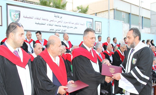 البلقاء التطبيقية تحتفي بتخريج الفوج الثامن عشر البلقاء التطبيقية تحتفي بتخريج الفوج الثامن عشر