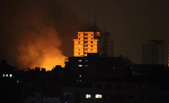 اصابة مواطنين في قصف اسرائيلي شرق جباليا