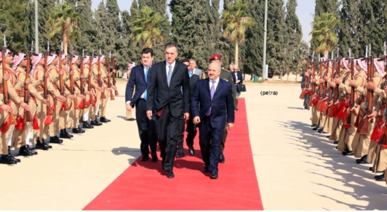 رئيس جمهورية مونتنيغرو يغادر عمان رئيس جمهورية مونتنيغرو يغادر عمان