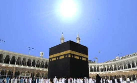 تعامد الشمس فوق الكعبة ظهر اليوم تعامد الشمس فوق الكعبة ظهر اليوم