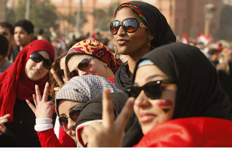  ردود فعل سكان من قرية كفر المصيلحة مسقط رأس مبارك على سقوطه