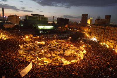 عودة الحركة الى طبيعتها في ميدان التحرير