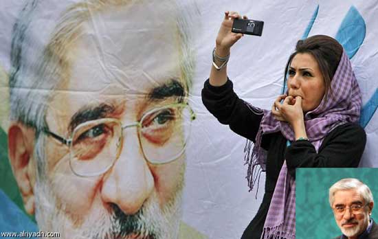 الشرطة الايرانية تسد الطريق المؤدي الى منزل المعارض موسوي  