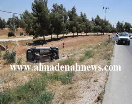 وفاتان في تدهور سيارة بعجلون وفاتان في تدهور سيارة بعجلون