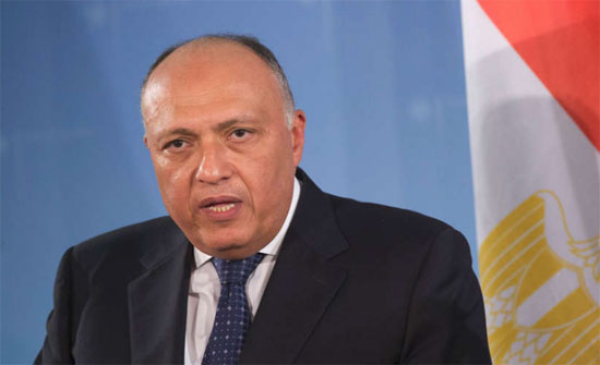 وزير الخارجية المصري سينقل رسالة للملك من السيسي وزير الخارجية المصري سينقل رسالة للملك من السيسي