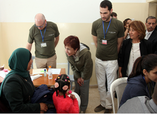 الاميرة بسمة ترعى انطلاق الحملة الطبية الجراحية المجانية لعملية الابتسامة