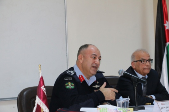 جلسة حوارية لمدير إدارة الشرطة السياحية في جامعة الشرق الأوسط جلسة حوارية لمدير إدارة الشرطة السياحية في جامعة الشرق الأوسط