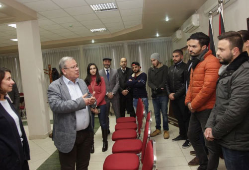 رئيس الجامعة يلتقي الطلبة الحاصلين على منحة جامعة لويس رئيس الجامعة يلتقي الطلبة الحاصلين على منحة جامعة لويس