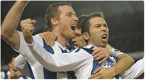 ريال سوسييداد يتقدم إلى المركز الثامن